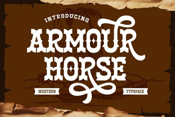 Armour Horse Font for Bold Branding