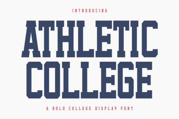 Athletic College Font for Creative Projects