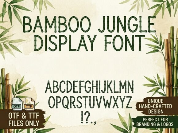 Bamboo Jungle Font