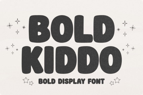Bold Kiddo Font for Creative Makers