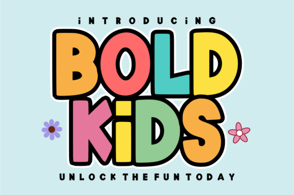 Bold Kids Font for Creative Brands