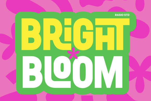 Bright Bloom Font for Bold Campaigns