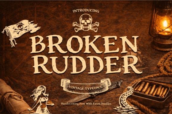 Broken Rudder Font for Web Design