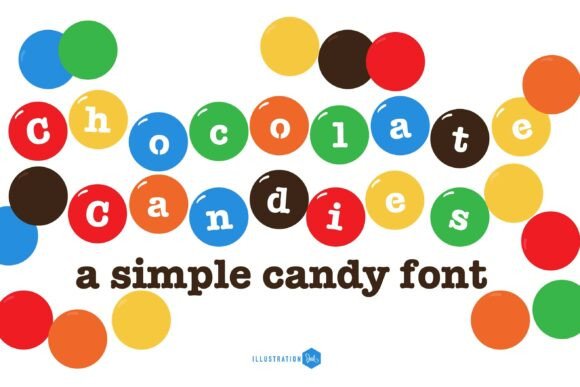 Chocolate Candies Family Font