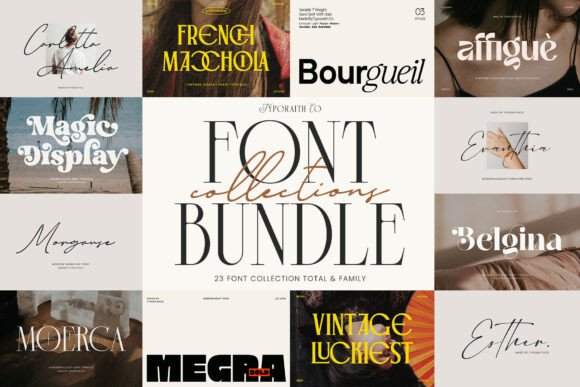 Collection Bundle Font for Business