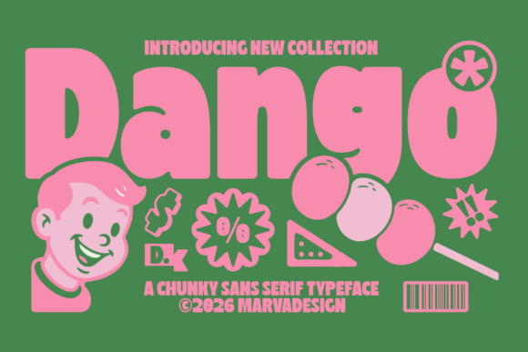 Dango: A Sweet, Bold Font for Business Branding