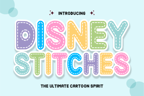 Disney Stitches Font