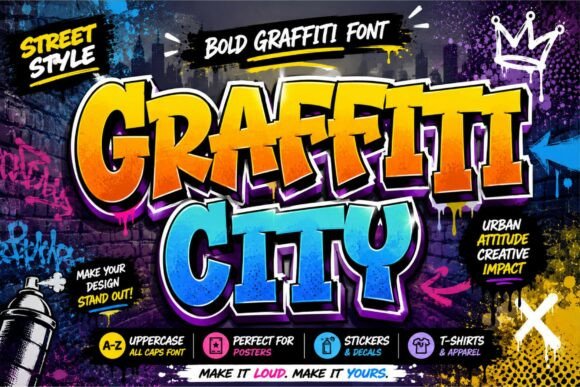 Graffiti City Font for Bold Branding