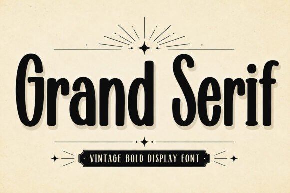Grand Serif Font for Web Design