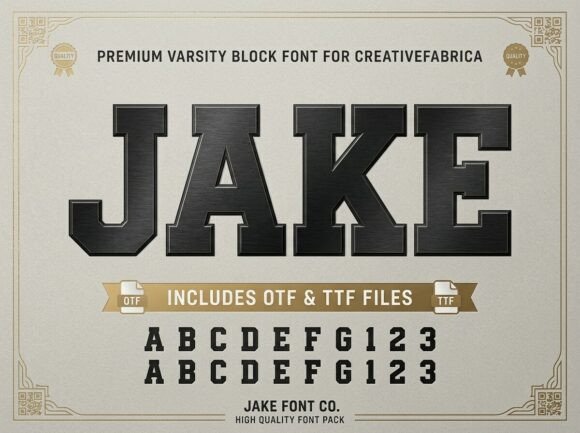 Jake Font: Bold and Commanding