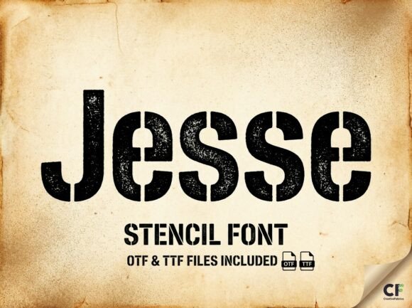 Jesse: A Bold Font for Industrial Design