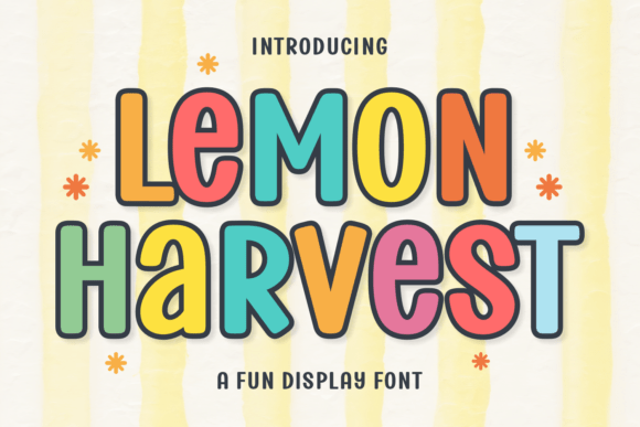 Lemon Harvest Font for Bold Branding