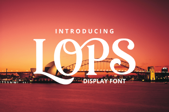 Lops: A Display Font for Impactful Campaigns
