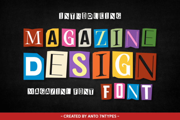 Magazine Design Font for Bold Branding