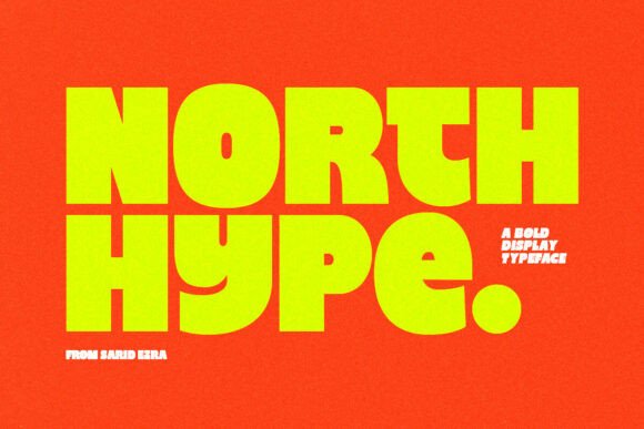 North Hype Font for Bold Web Design