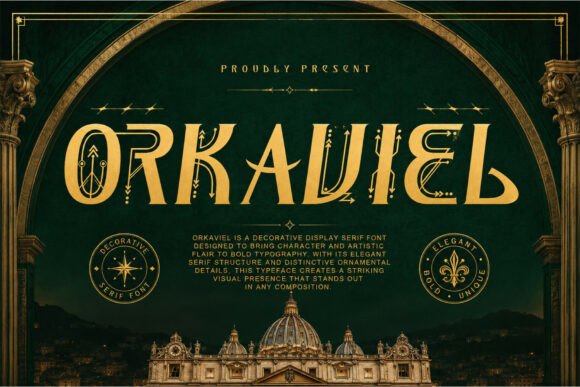 Orkaviel: A Display Font for Digital Elegance