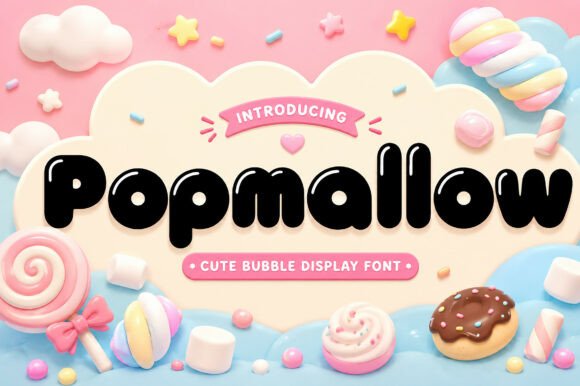 Popmallow Font – Sweet Display Type
