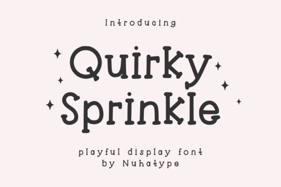 Quirky Sprinkle Font