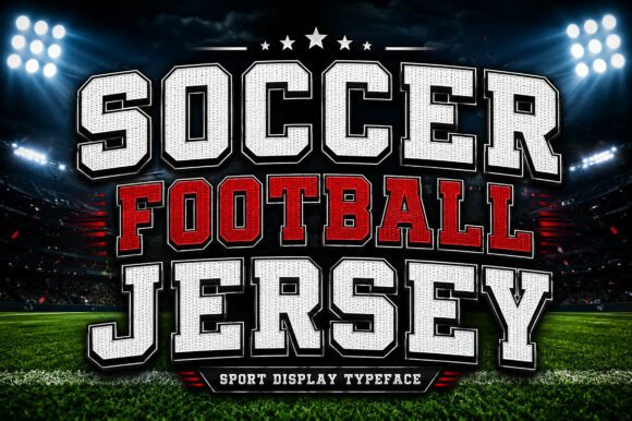 Soccer Football Jersey Font