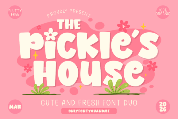 The Pickles House Font: A Cheerful Typeface for Creative Projects