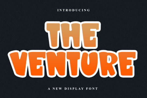 The Venture Font for Festive Design