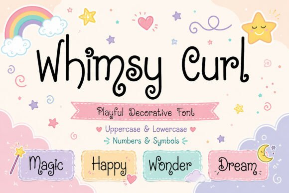 Whimsy Curl Font for Creative Projects
